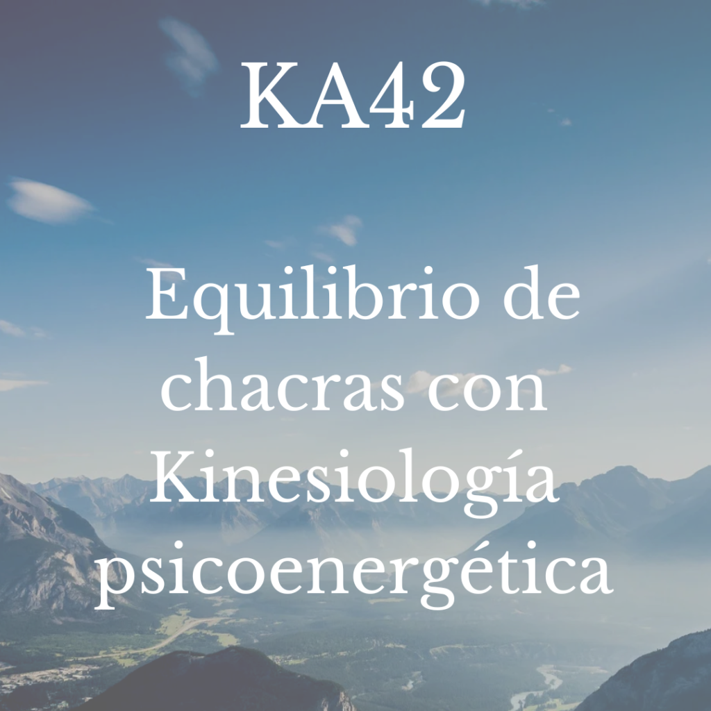 Curso Equilibrio de chacras con Kinesiología psicoenergética