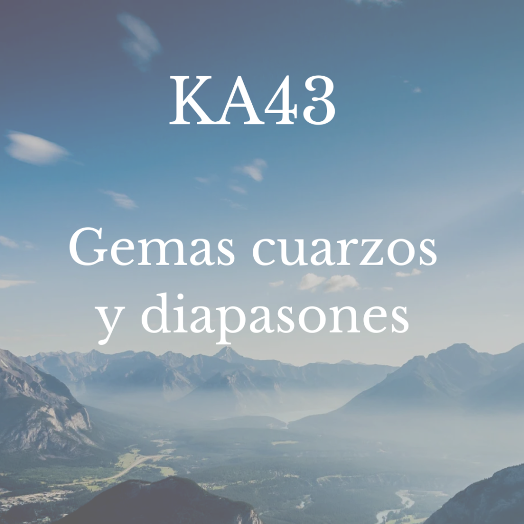 Curso Gemas, Cuarzos y Diapasones
